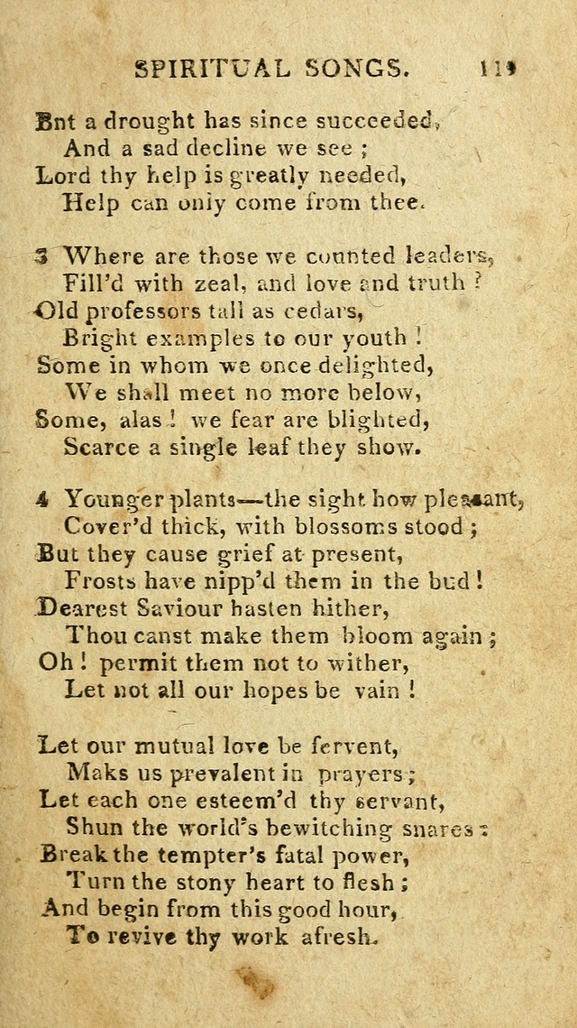 The Lexington Collection: being a selection of hymns, and spiritual songs, from the best authors (3rd. ed., corr.) page 119