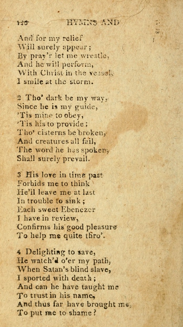 The Lexington Collection: being a selection of hymns, and spiritual songs, from the best authors (3rd. ed., corr.) page 126