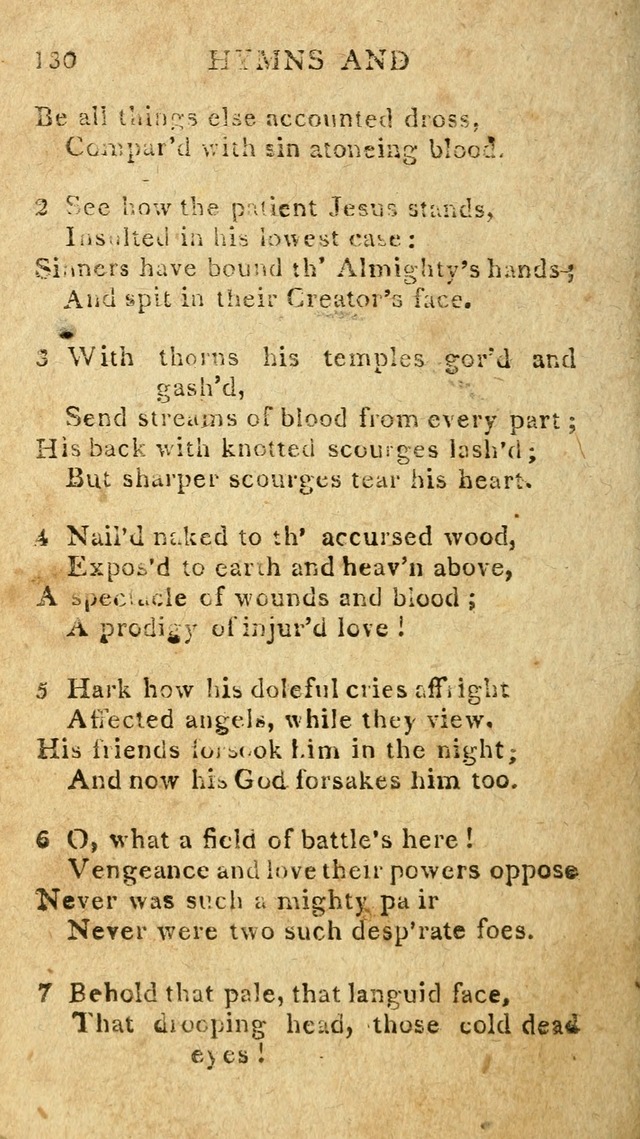 The Lexington Collection: being a selection of hymns, and spiritual songs, from the best authors (3rd. ed., corr.) page 130