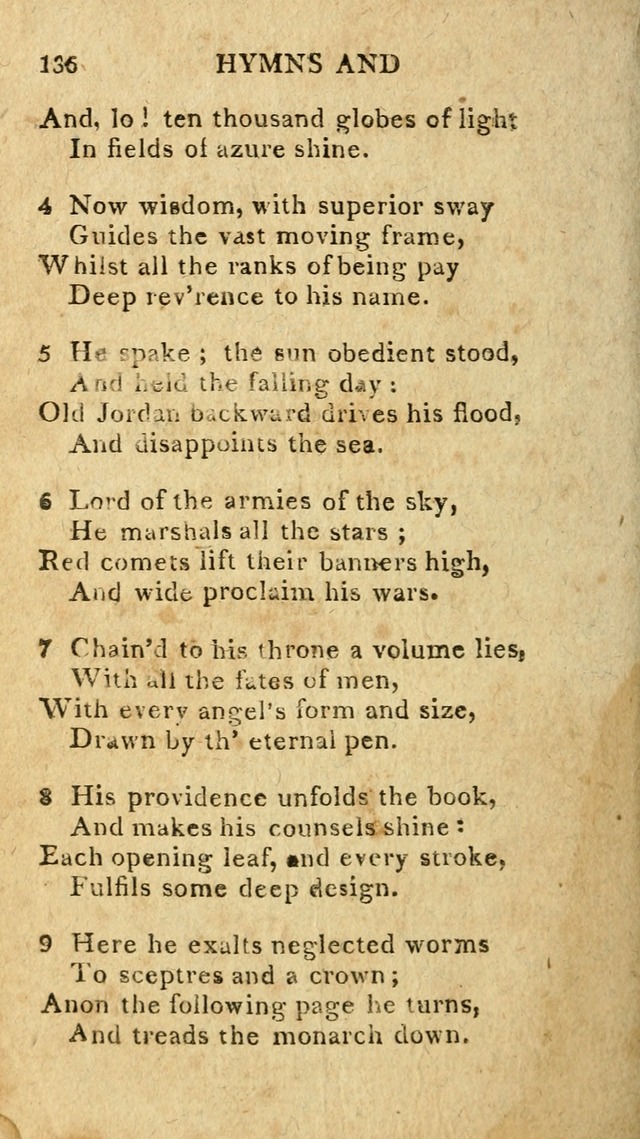 The Lexington Collection: being a selection of hymns, and spiritual songs, from the best authors (3rd. ed., corr.) page 136