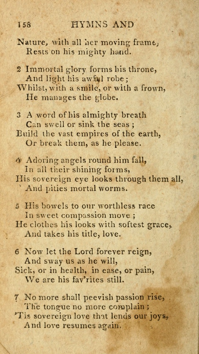 The Lexington Collection: being a selection of hymns, and spiritual songs, from the best authors (3rd. ed., corr.) page 158