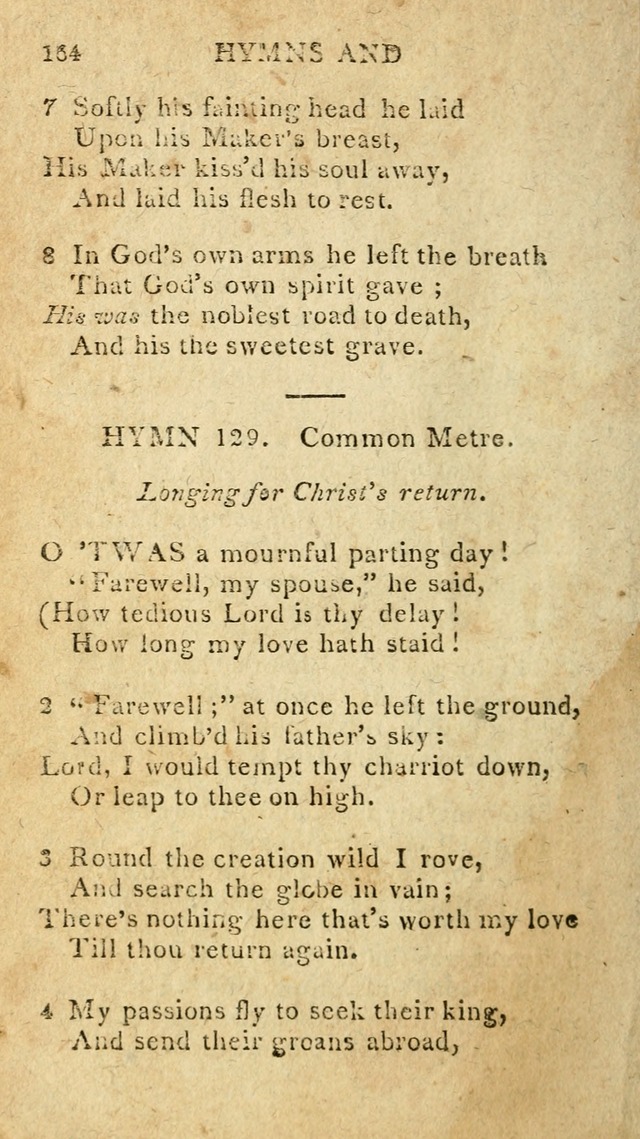 The Lexington Collection: being a selection of hymns, and spiritual songs, from the best authors (3rd. ed., corr.) page 164