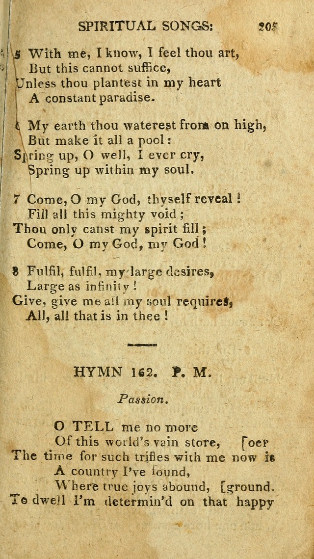 The Lexington Collection: being a selection of hymns, and spiritual songs, from the best authors (3rd. ed., corr.) page 205