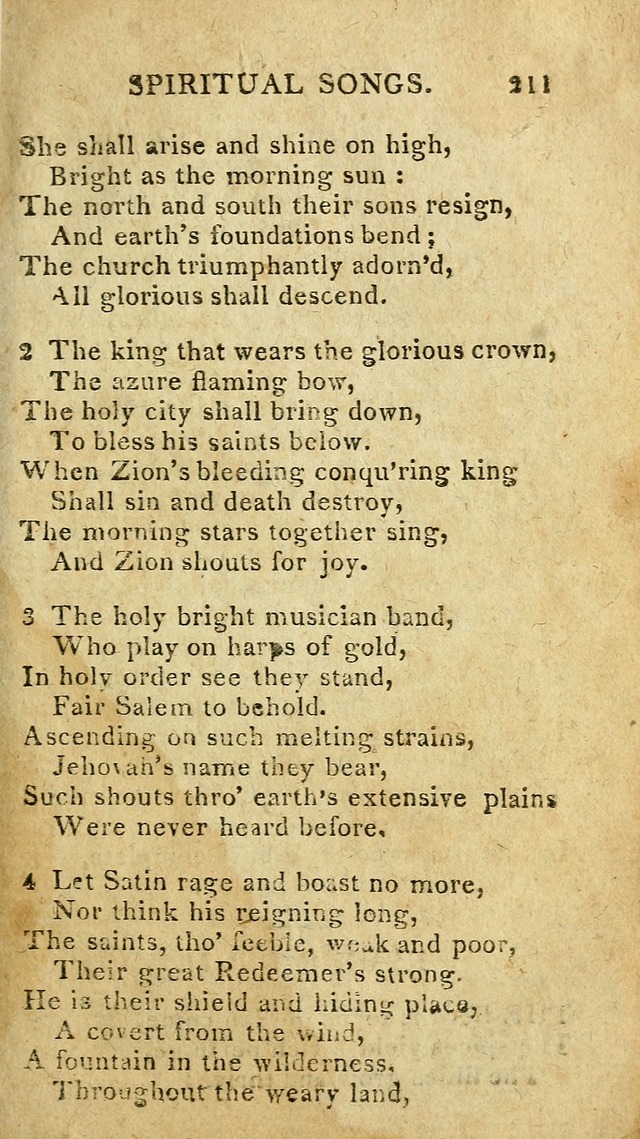 The Lexington Collection: being a selection of hymns, and spiritual songs, from the best authors (3rd. ed., corr.) page 211