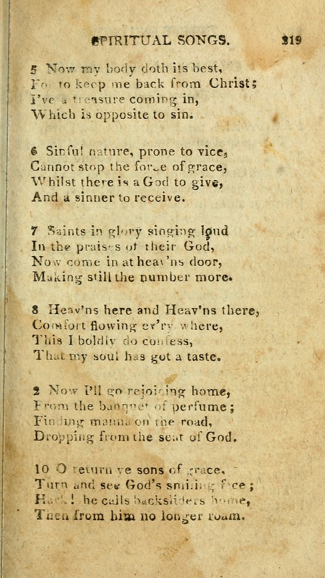 The Lexington Collection: being a selection of hymns, and spiritual songs, from the best authors (3rd. ed., corr.) page 219