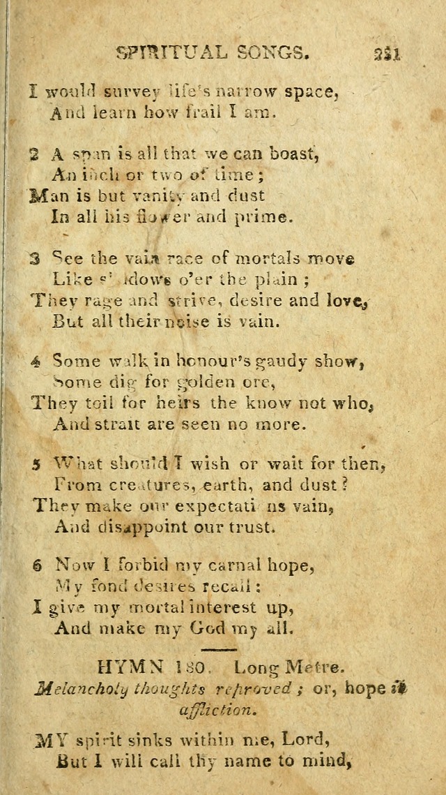 The Lexington Collection: being a selection of hymns, and spiritual songs, from the best authors (3rd. ed., corr.) page 231