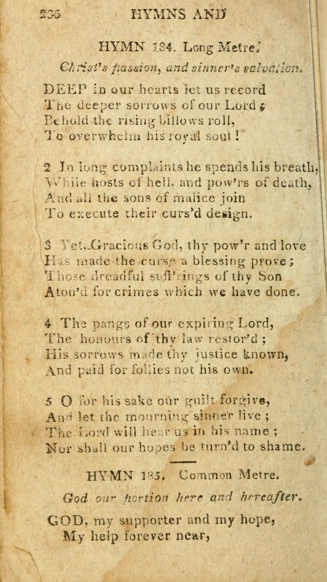 The Lexington Collection: being a selection of hymns, and spiritual songs, from the best authors (3rd. ed., corr.) page 236