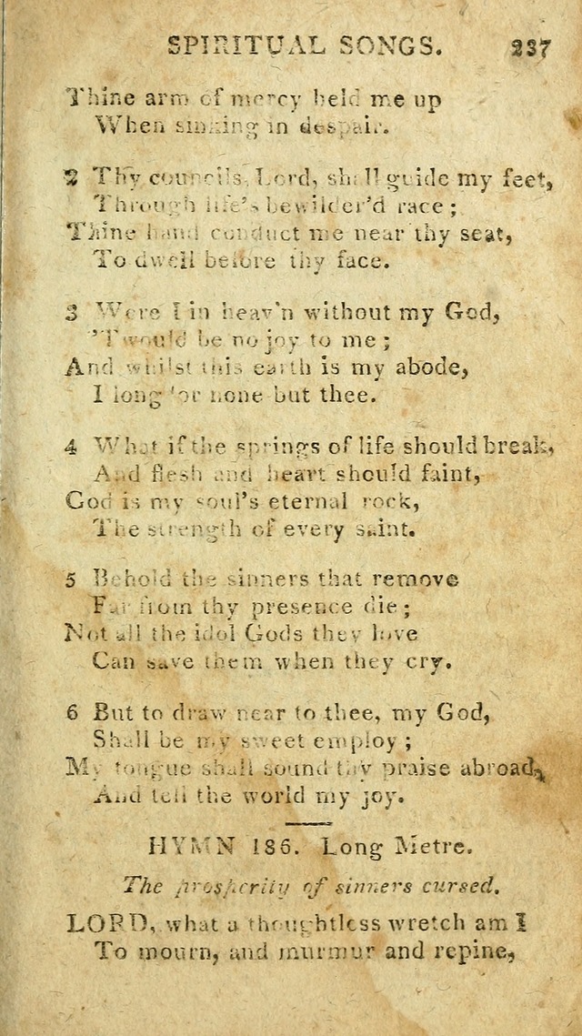 The Lexington Collection: being a selection of hymns, and spiritual songs, from the best authors (3rd. ed., corr.) page 237