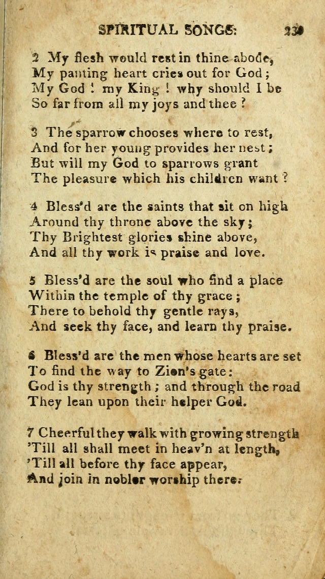 The Lexington Collection: being a selection of hymns, and spiritual songs, from the best authors (3rd. ed., corr.) page 239