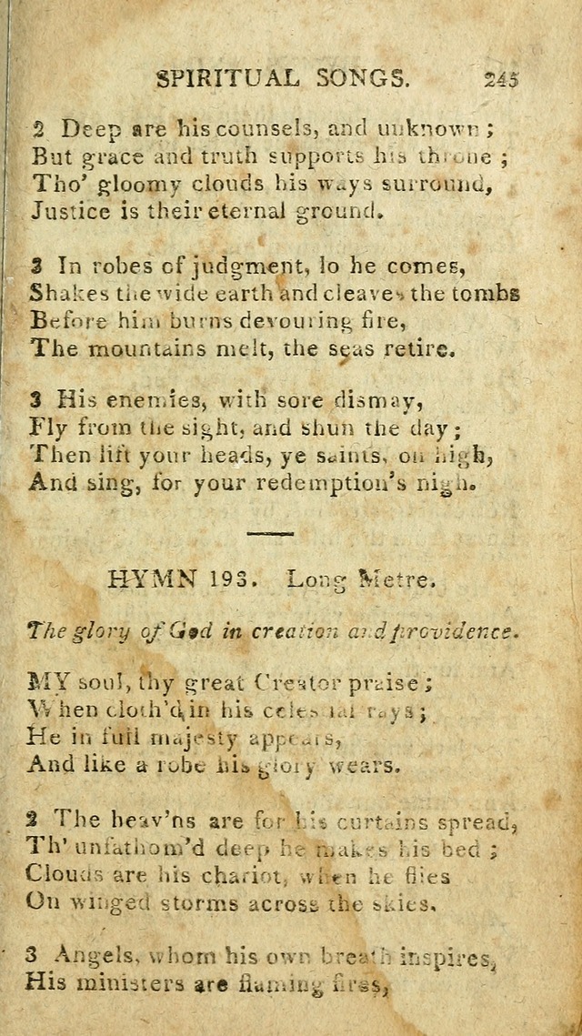 The Lexington Collection: being a selection of hymns, and spiritual songs, from the best authors (3rd. ed., corr.) page 245