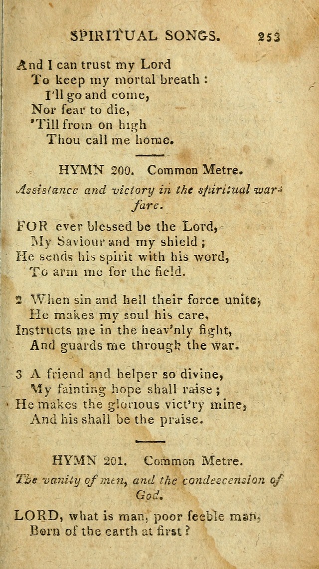 The Lexington Collection: being a selection of hymns, and spiritual songs, from the best authors (3rd. ed., corr.) page 253