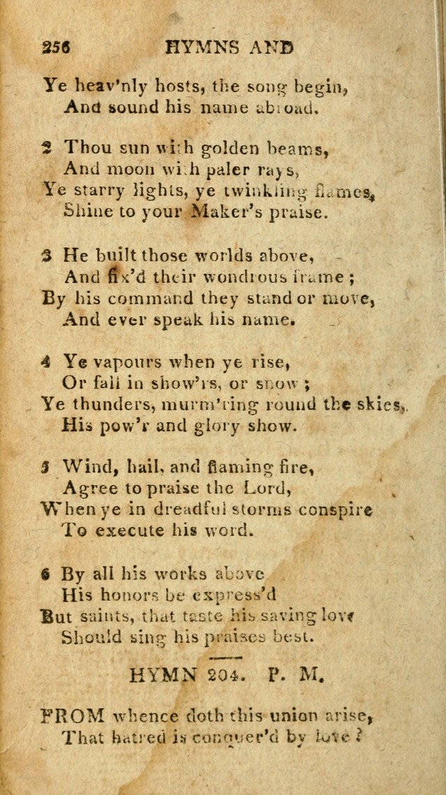 The Lexington Collection: being a selection of hymns, and spiritual songs, from the best authors (3rd. ed., corr.) page 256