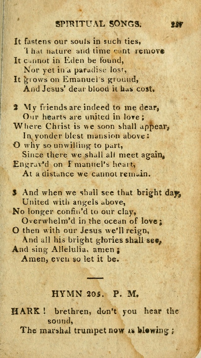 The Lexington Collection: being a selection of hymns, and spiritual songs, from the best authors (3rd. ed., corr.) page 257