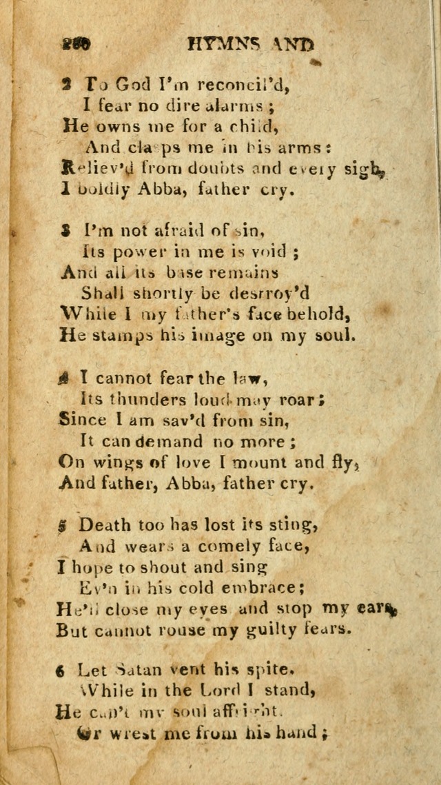 The Lexington Collection: being a selection of hymns, and spiritual songs, from the best authors (3rd. ed., corr.) page 260