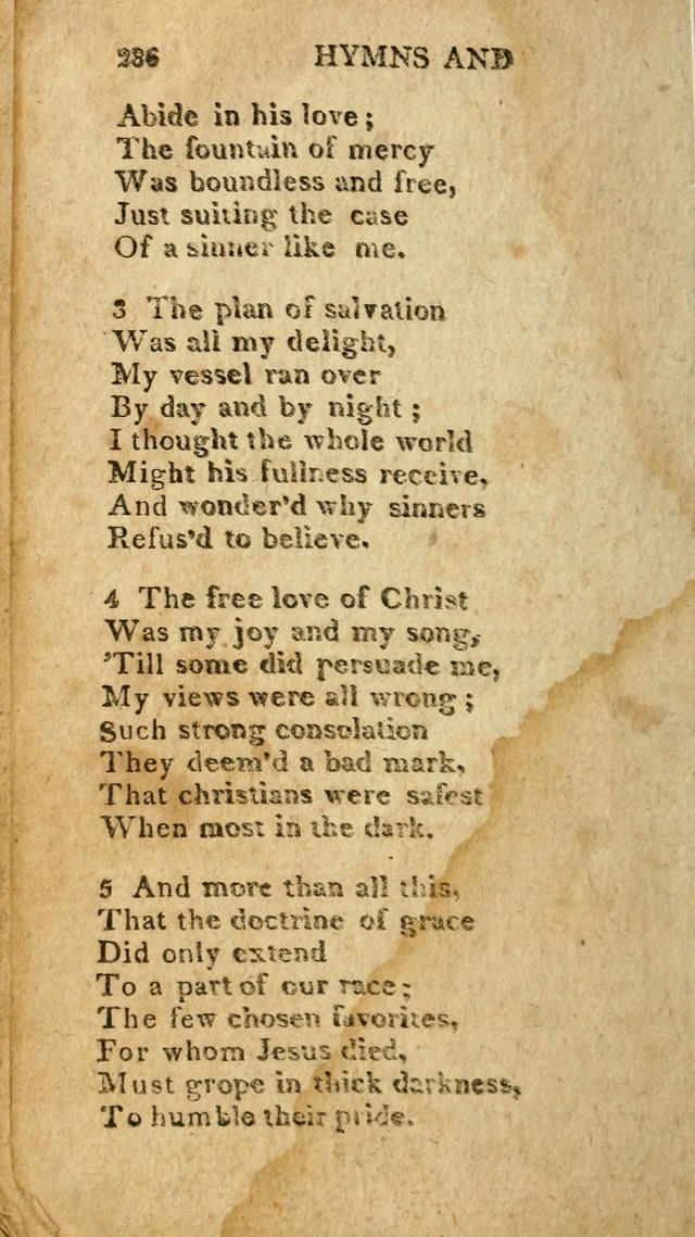 The Lexington Collection: being a selection of hymns, and spiritual songs, from the best authors (3rd. ed., corr.) page 286