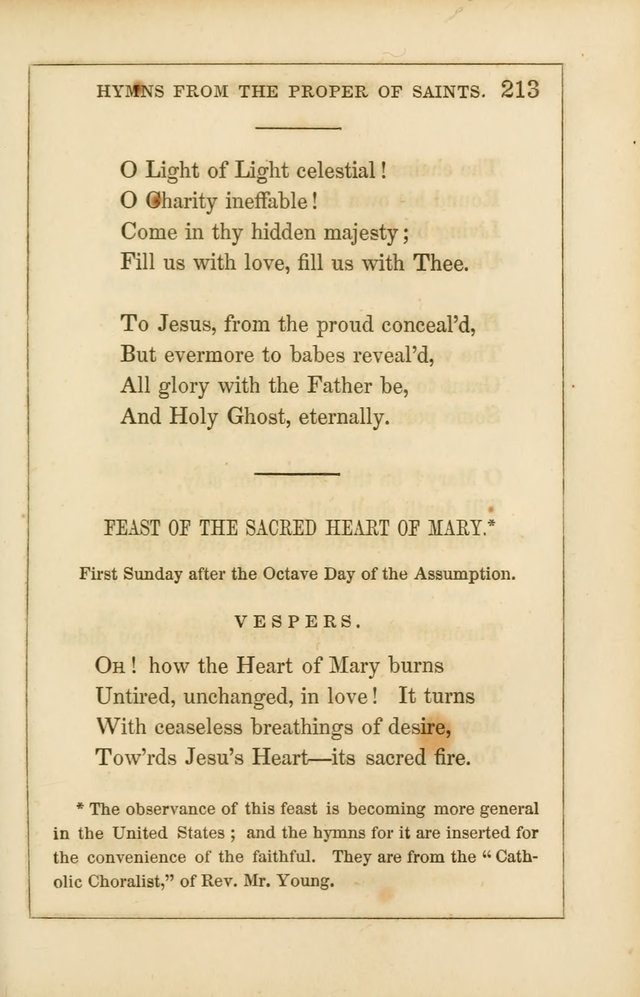 Lyra Catholica: containing all the hymns of the Roman breviary and missal, with others from various sources. Arranged for every day in the week, and the festivals and saints