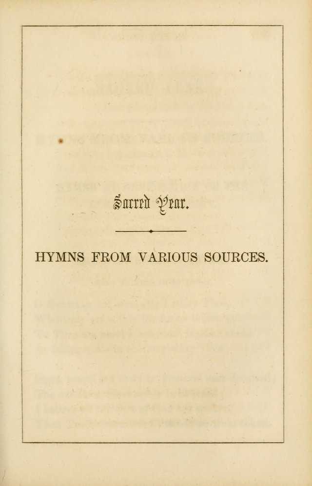 Lyra Catholica: containing all the hymns of the Roman breviary and missal, with others from various sources. Arranged for every day in the week, and the festivals and saints