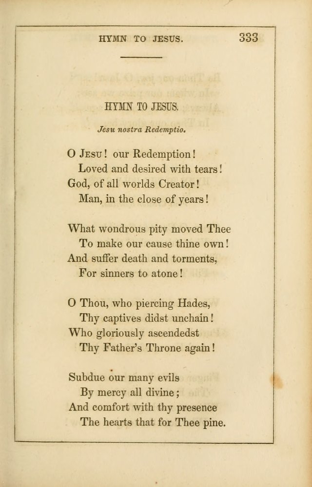 Lyra Catholica: containing all the hymns of the Roman breviary and missal, with others from various sources. Arranged for every day in the week, and the festivals and saints