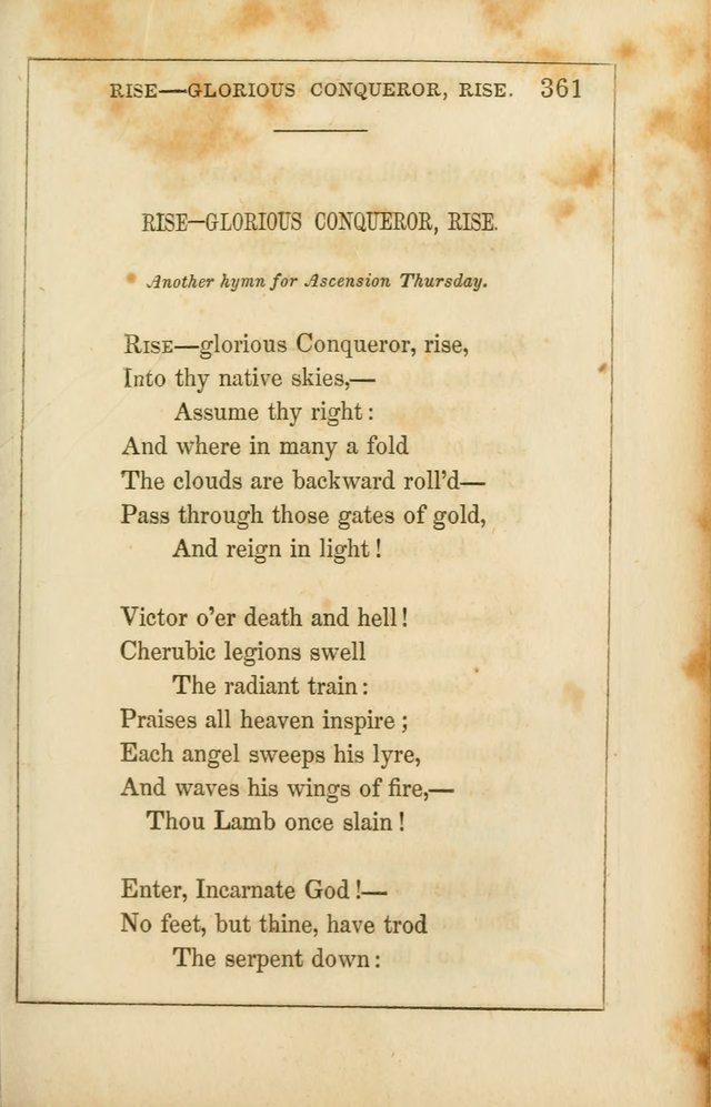 Lyra Catholica: containing all the hymns of the Roman breviary and missal, with others from various sources. Arranged for every day in the week, and the festivals and saints