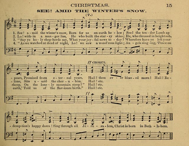 Laudis Corona: the new Sunday school hymn book, containing a collection of Catholic hymns, arranged for the principal seasons and festivals of the year page 15