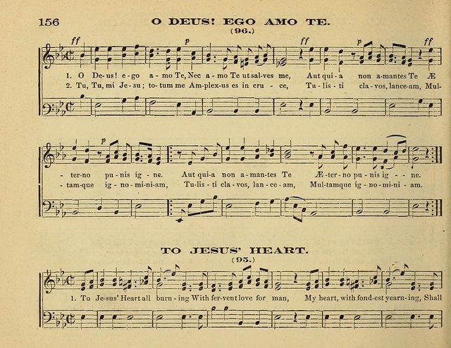 Laudis Corona: the new Sunday school hymn book, containing a collection of Catholic hymns, arranged for the principal seasons and festivals of the year page 156