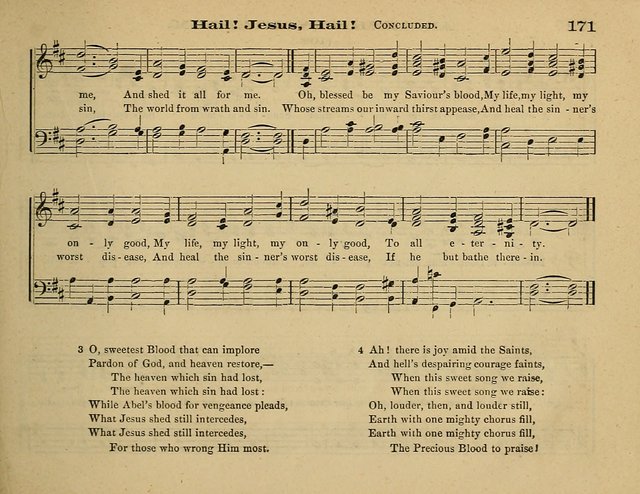 Laudis Corona: the new Sunday school hymn book, containing a collection of Catholic hymns, arranged for the principal seasons and festivals of the year page 171