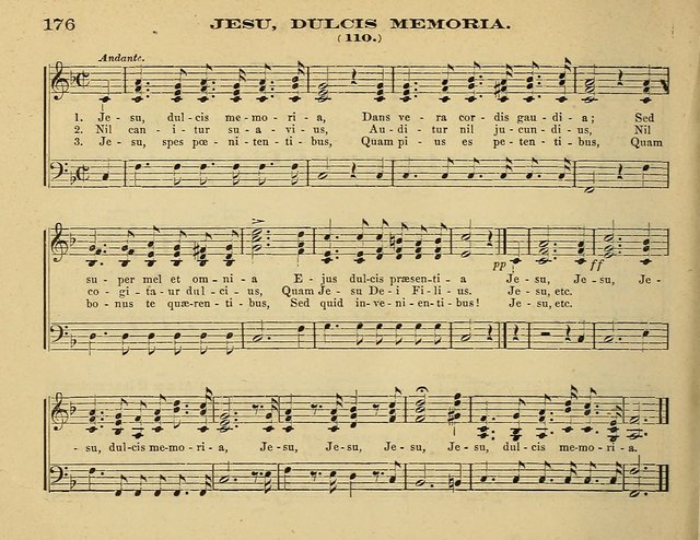 Laudis Corona: the new Sunday school hymn book, containing a collection of Catholic hymns, arranged for the principal seasons and festivals of the year page 176