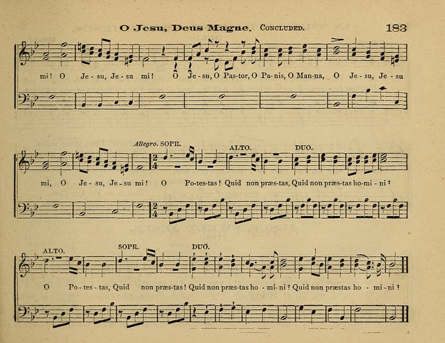 Laudis Corona: the new Sunday school hymn book, containing a collection of Catholic hymns, arranged for the principal seasons and festivals of the year page 183