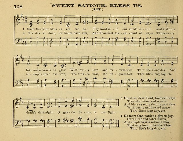 Laudis Corona: the new Sunday school hymn book, containing a collection of Catholic hymns, arranged for the principal seasons and festivals of the year page 198