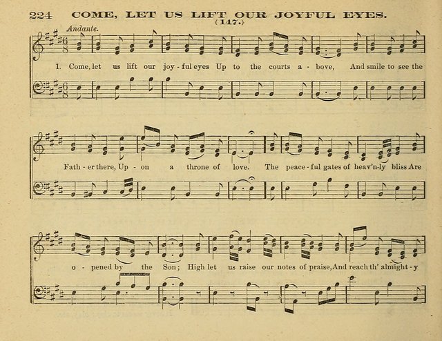 Laudis Corona: the new Sunday school hymn book, containing a collection of Catholic hymns, arranged for the principal seasons and festivals of the year page 224