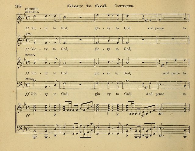 Laudis Corona: the new Sunday school hymn book, containing a collection of Catholic hymns, arranged for the principal seasons and festivals of the year page 38