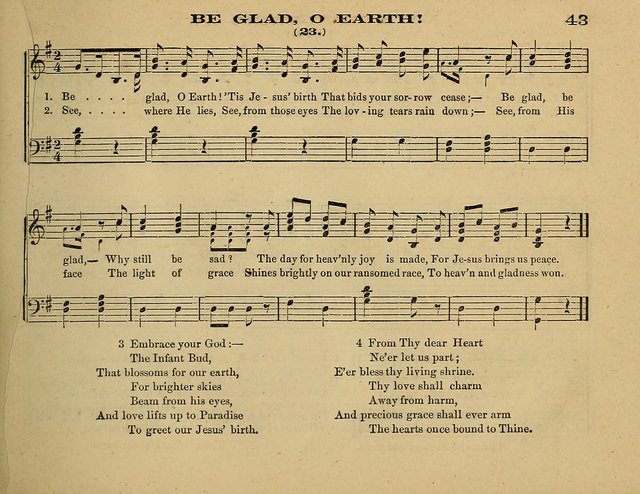 Laudis Corona: the new Sunday school hymn book, containing a collection of Catholic hymns, arranged for the principal seasons and festivals of the year page 43