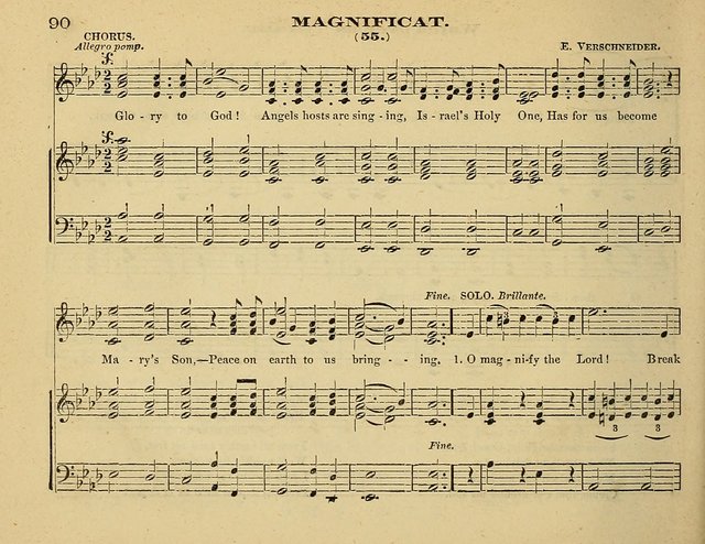 Laudis Corona: the new Sunday school hymn book, containing a collection of Catholic hymns, arranged for the principal seasons and festivals of the year page 90