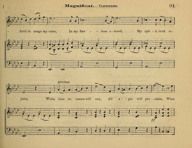 Laudis Corona: the new Sunday school hymn book, containing a collection of Catholic hymns, arranged for the principal seasons and festivals of the year page 91