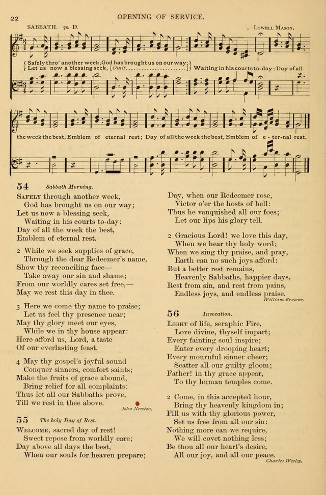 Laudes Domini: a selection of spiritual songs ancient & modern (Abr. ed.) page 22