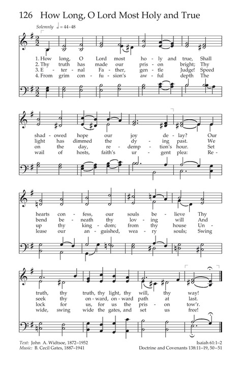 Hymns of the Church of Jesus Christ of Latter-day Saints page 134