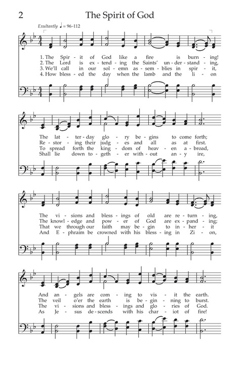 Hymns of the Church of Jesus Christ of Latter-day Saints page 2