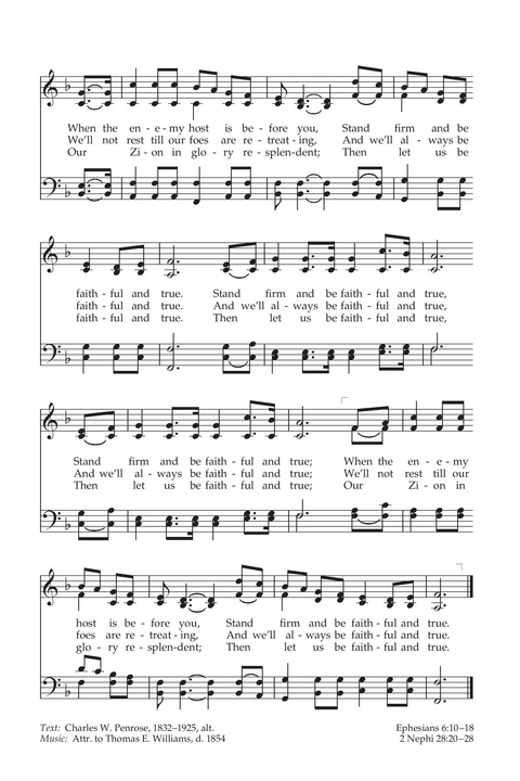 Hymns of the Church of Jesus Christ of Latter-day Saints page 261