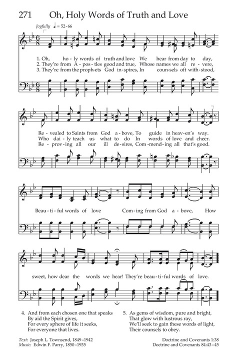 Hymns of the Church of Jesus Christ of Latter-day Saints page 290