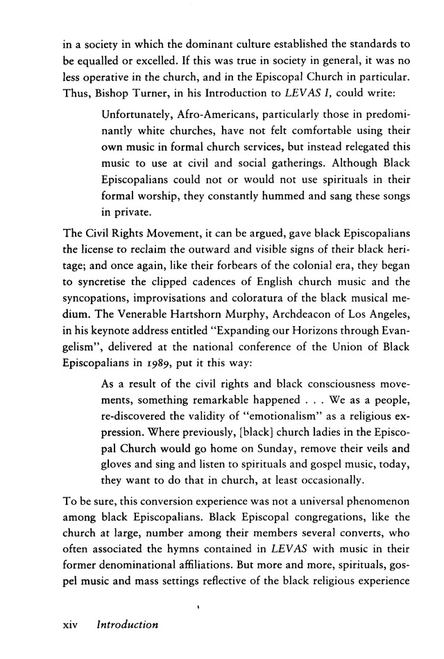 Lift Every Voice and Sing II: an African American hymnal page xiv