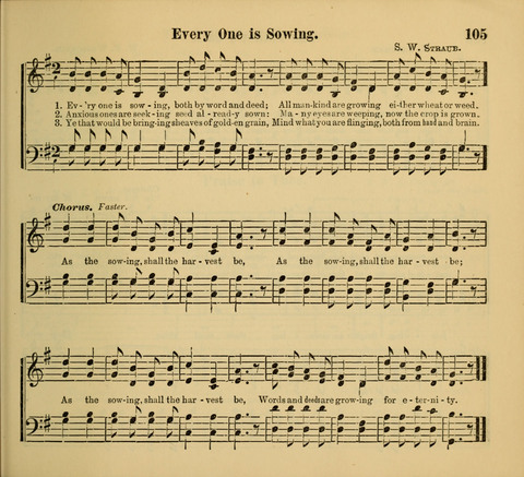 Living Fountain: a new chice collection of Sunday School Songs. Also, Excellent Pieces for Praise and Prayer Meetings and the Home page 105