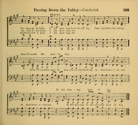 Living Fountain: a new chice collection of Sunday School Songs. Also, Excellent Pieces for Praise and Prayer Meetings and the Home page 109