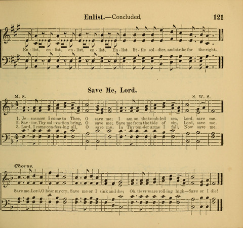 Living Fountain: a new chice collection of Sunday School Songs. Also, Excellent Pieces for Praise and Prayer Meetings and the Home page 121