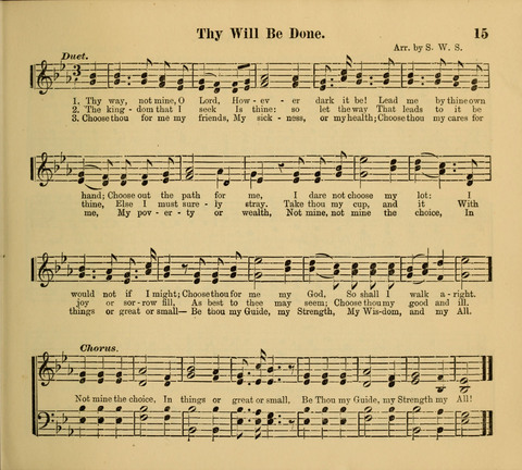 Living Fountain: a new chice collection of Sunday School Songs. Also, Excellent Pieces for Praise and Prayer Meetings and the Home page 15