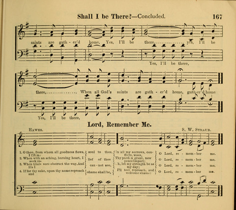 Living Fountain: a new chice collection of Sunday School Songs. Also, Excellent Pieces for Praise and Prayer Meetings and the Home page 167