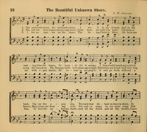 Living Fountain: a new chice collection of Sunday School Songs. Also, Excellent Pieces for Praise and Prayer Meetings and the Home page 18