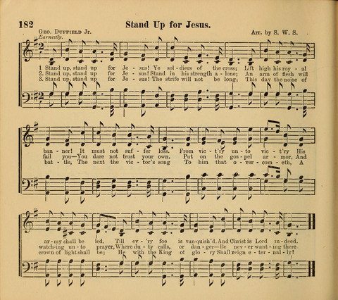 Living Fountain: a new chice collection of Sunday School Songs. Also, Excellent Pieces for Praise and Prayer Meetings and the Home page 182