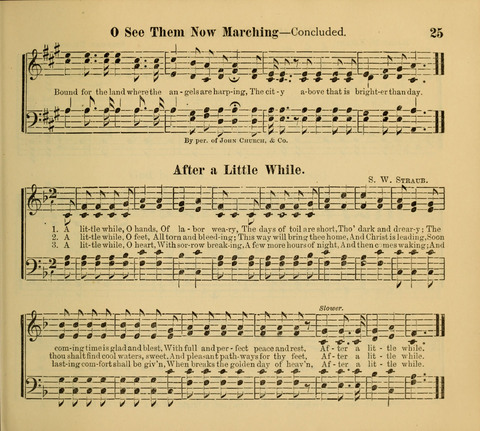 Living Fountain: a new chice collection of Sunday School Songs. Also, Excellent Pieces for Praise and Prayer Meetings and the Home page 25