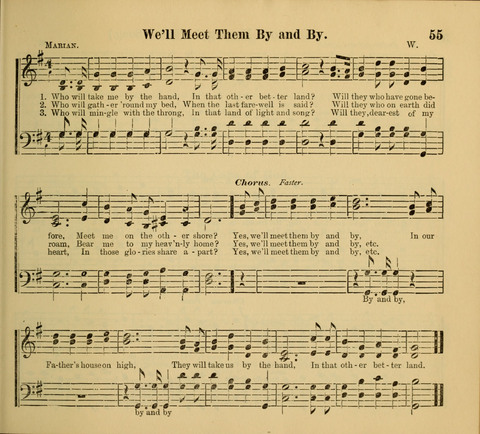 Living Fountain: a new chice collection of Sunday School Songs. Also, Excellent Pieces for Praise and Prayer Meetings and the Home page 55