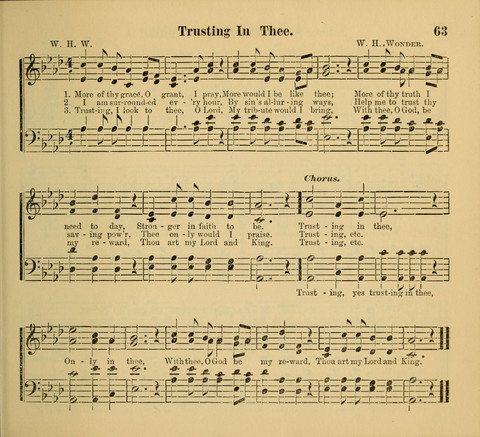 Living Fountain: a new chice collection of Sunday School Songs. Also, Excellent Pieces for Praise and Prayer Meetings and the Home page 63